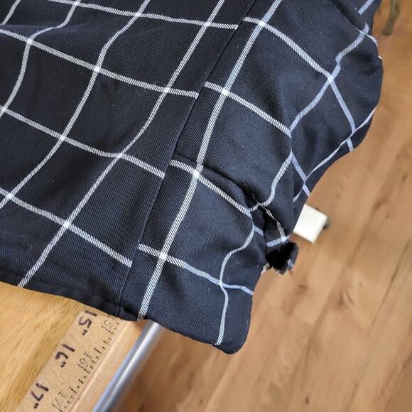 Hot Topic Black Strap Mini Dress Sleeveless Silver Buckle Stretch Small - Picture 6 of 14